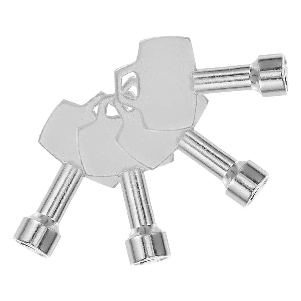 

4pcs Litter Bin Keys Waste Container Lock Keys Triangle Spanner Trash Can Household Merchandises Outdoor Waste