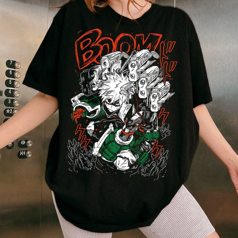 爆豪暁Tシャツ、カチャンシャツ