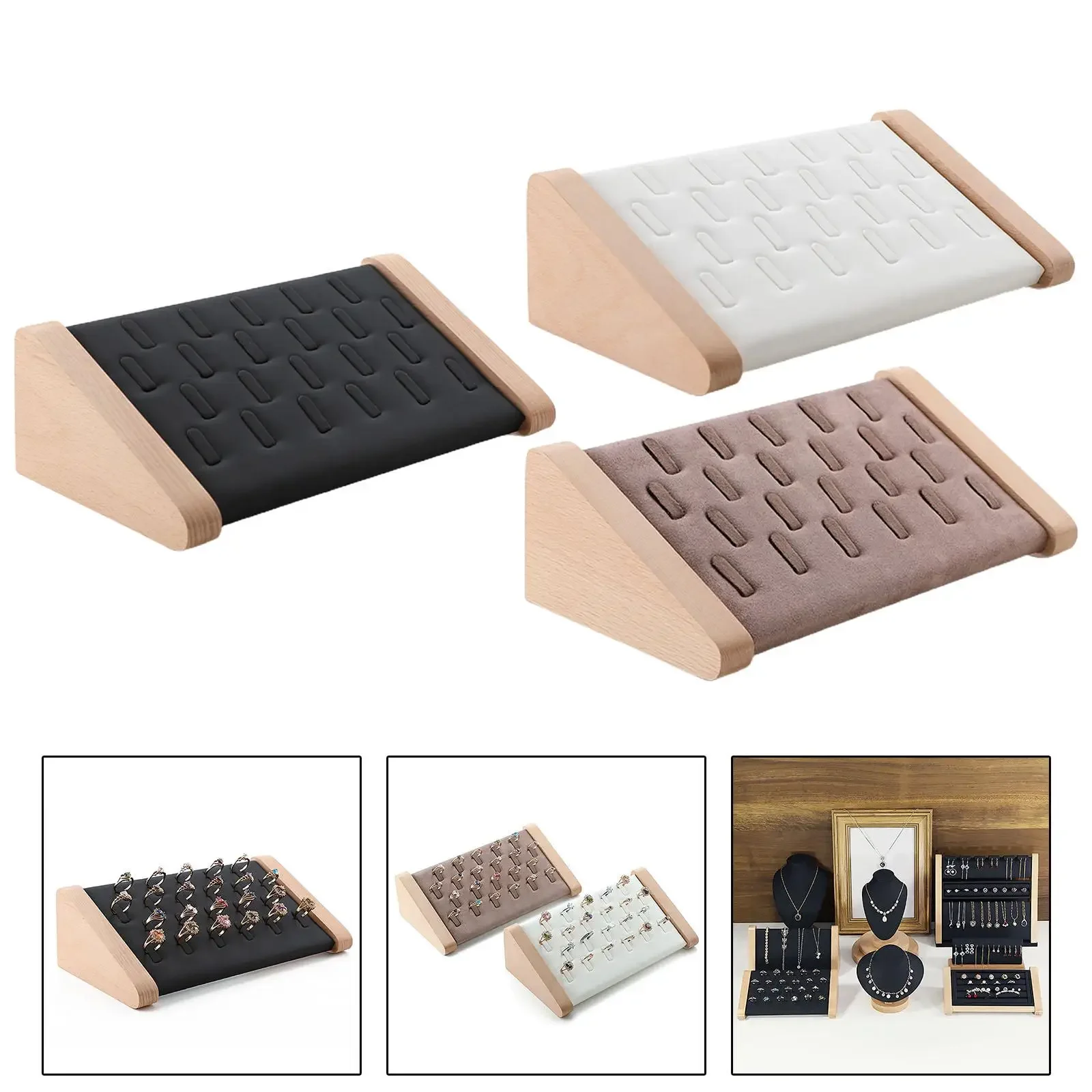 B-M Rings Display Holder Jewelry Organizer Holder Freestanding for Shop