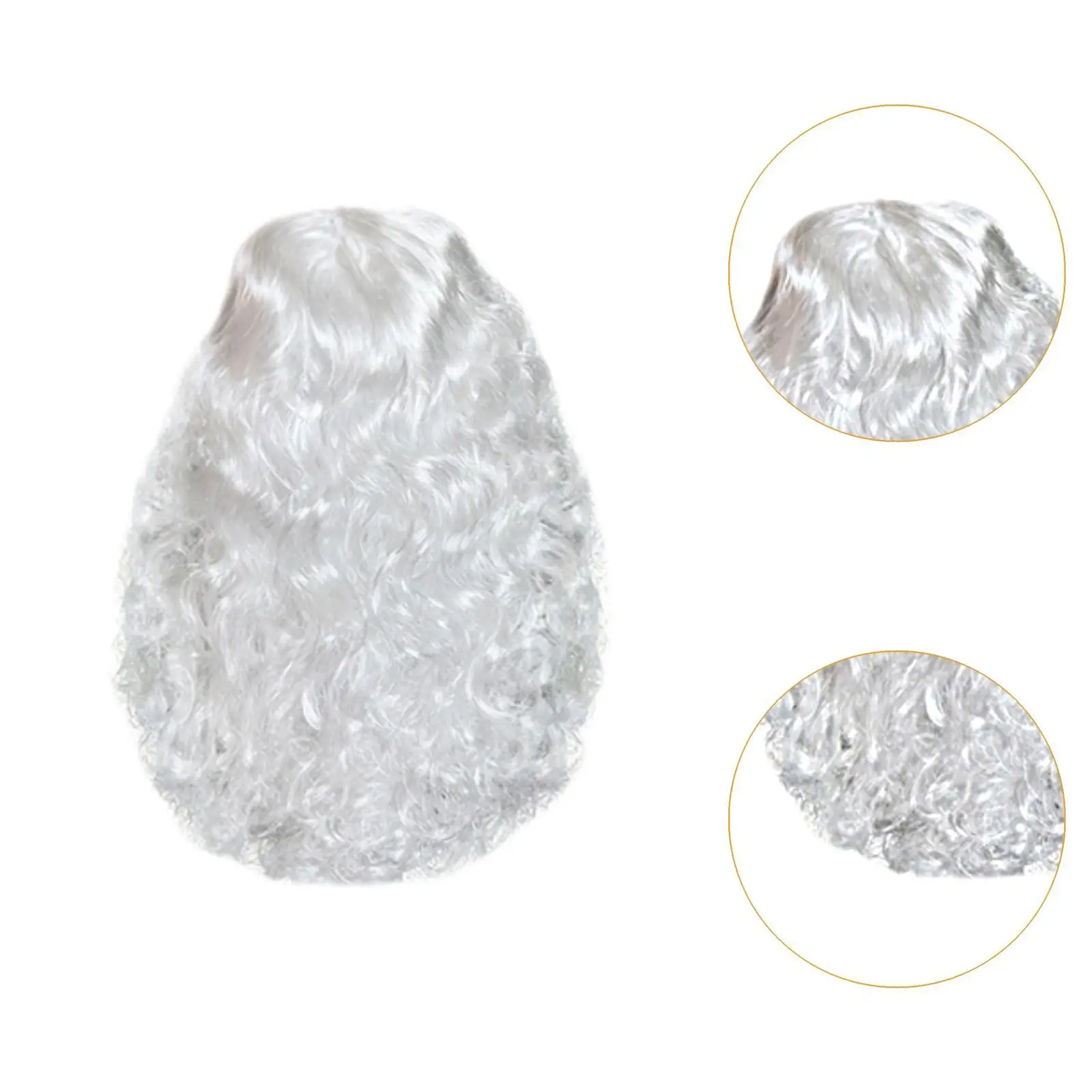 باروكة أزياء سانتا المرحة لعيد الميلاد من أجل الدعائم الكرنفالات التنكرية للعب الأدوار