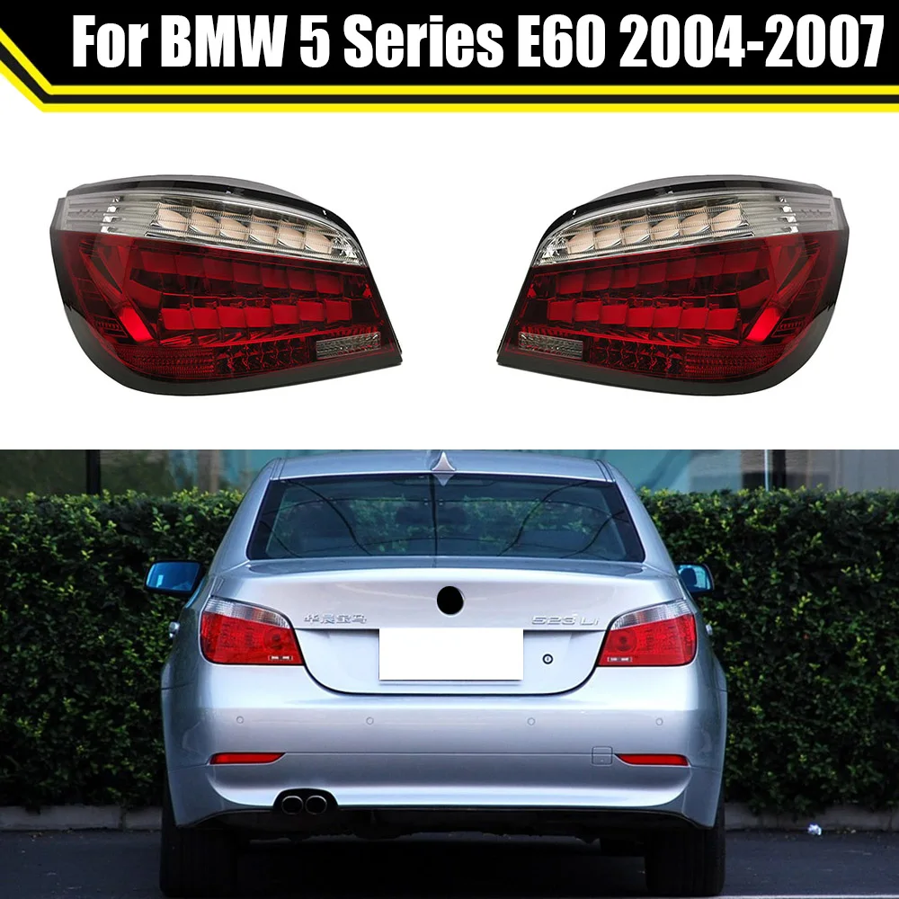 

Rear Taillight Assembly For BMW 5 Series E60 2004-2007 LED Light Guide Taillamp Service Brake Turn Signal Reversing Fog Lamp