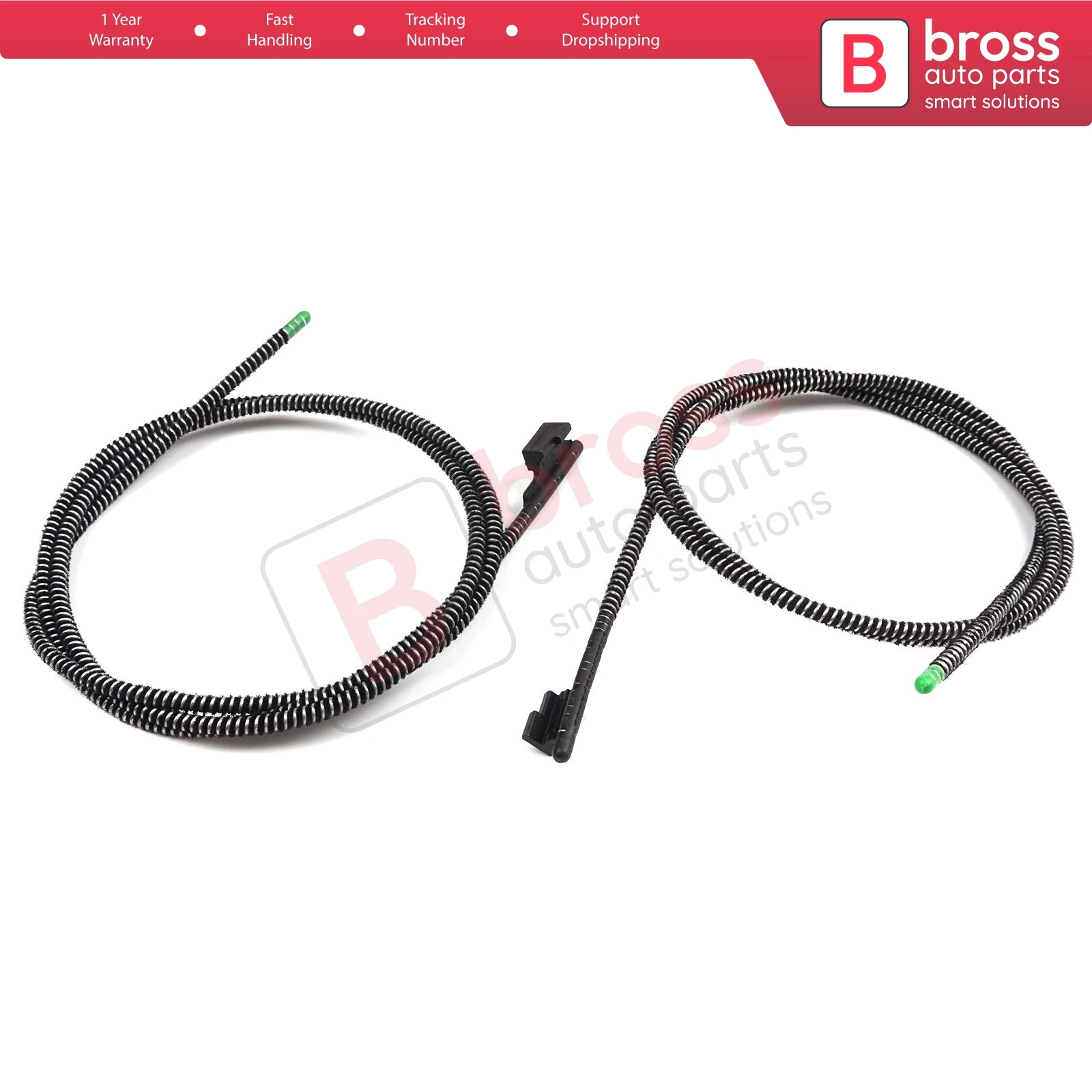 BSR659 Sunroof Glass Cable Set Left Right for Mini Cooper R55 R56 R60 MK2 2007-2016 Crew Cab Countryman HB Convertible Wagon