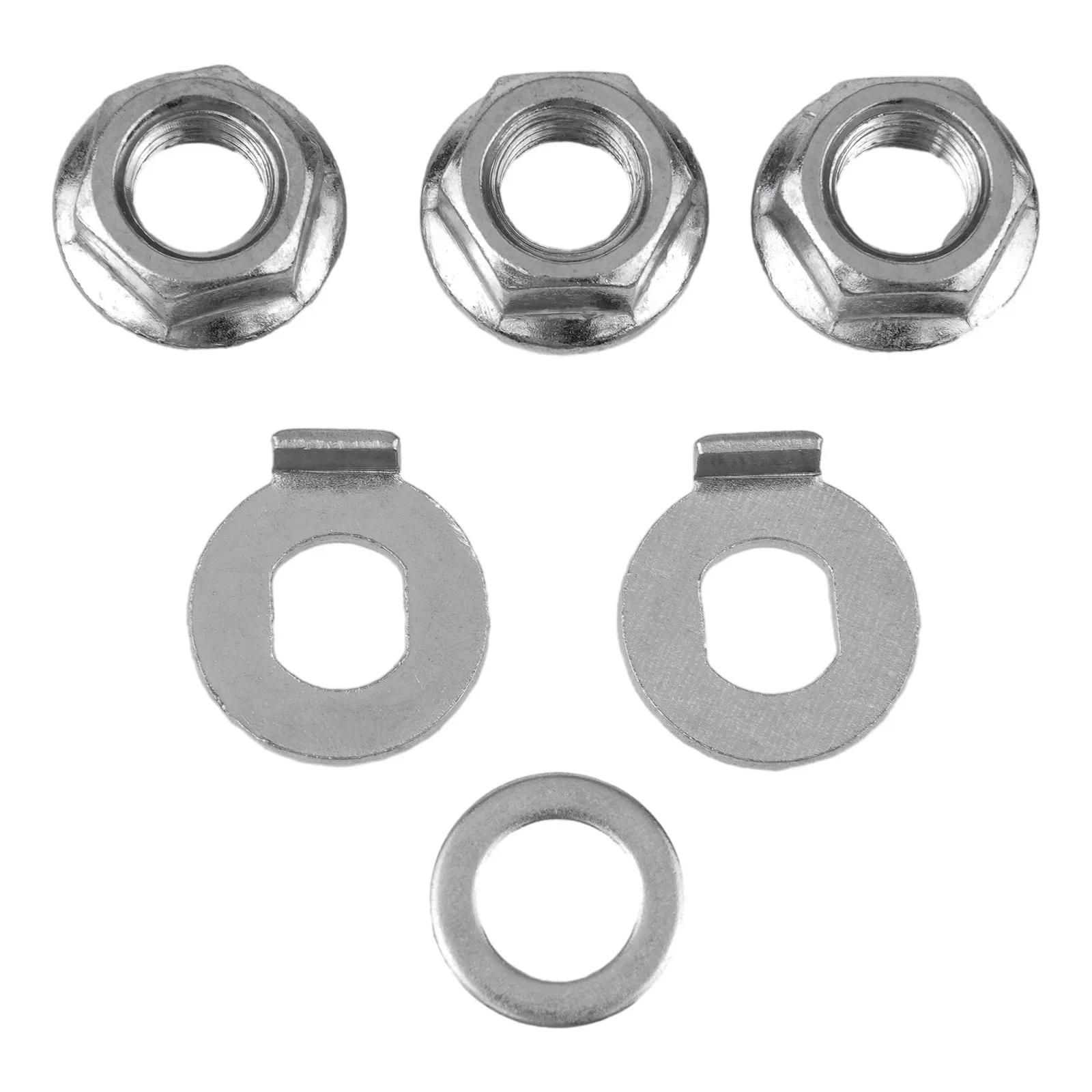 Ebike Nut 1 Set Nuts Silver 12mm (M 12) For 250W-1000W Motors For Bicycle Replacement For E-bike For Electric Bike