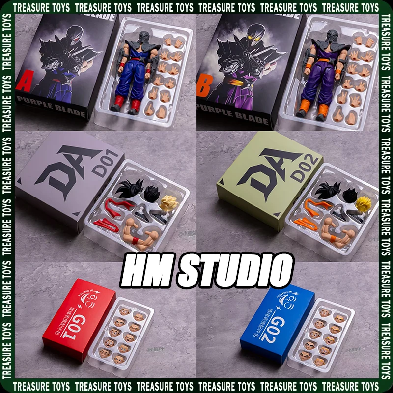 HM Studio SHF Son Gohan Actionfigur Erwachsener Gohan Dragon Ball Super Saiyan Anime-Figuren Plastikspielzeug Gratis Geschenk