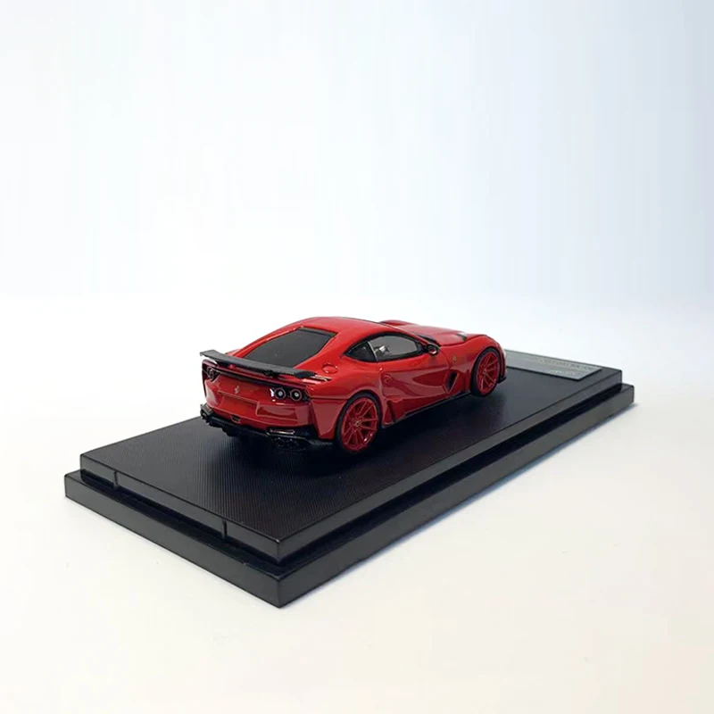 سيارة طراز Stance Hunters-Diecast ، سبيكة ، مركبة رياضية ، Novitec ، N-Largo ، 1:64 ، أحمر