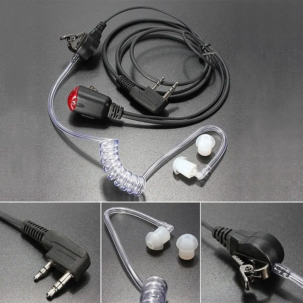 Hot Sale New Arrival Talkabout Radio 2 Pin Talkie FBI Style Earphone Earpiece Headset