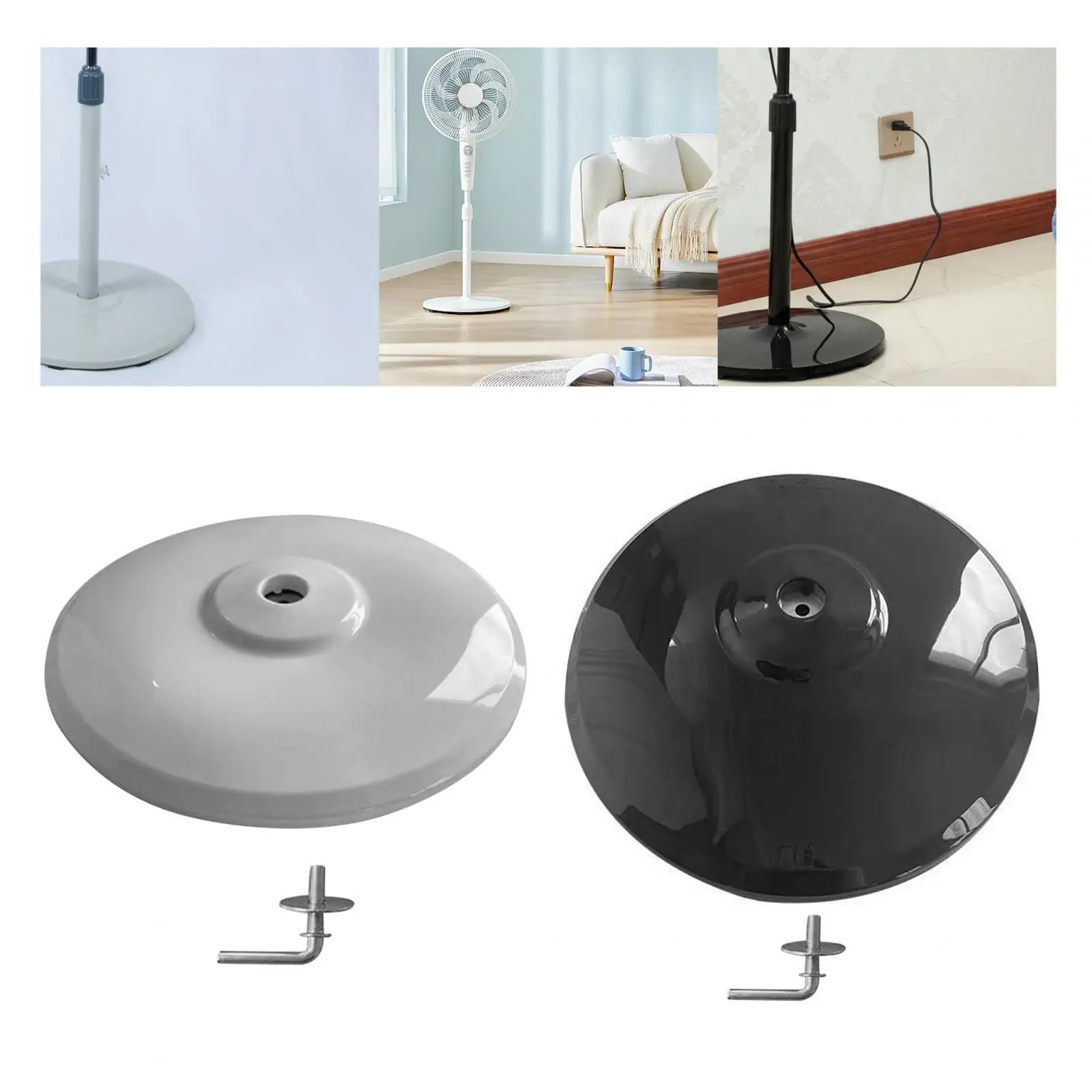 Oscillating Fan Chassis Repair Replacement Accessories,Floor Standing Fan Round Base 15.67'' Diameter Universal