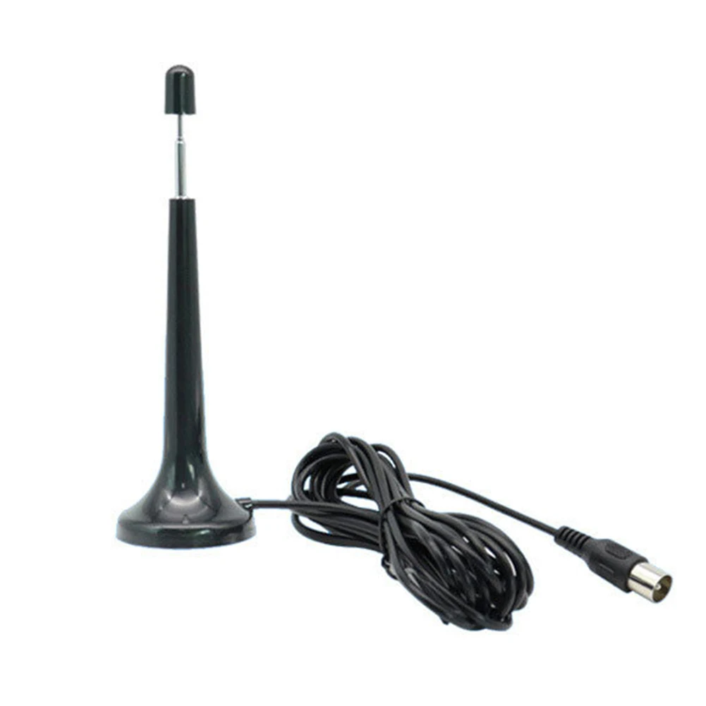 3meters FM Radio Antenna DAB Telescopic Antenna With Magnetic Base 3Plug Adapters Home Indoor TV Radio Accessories