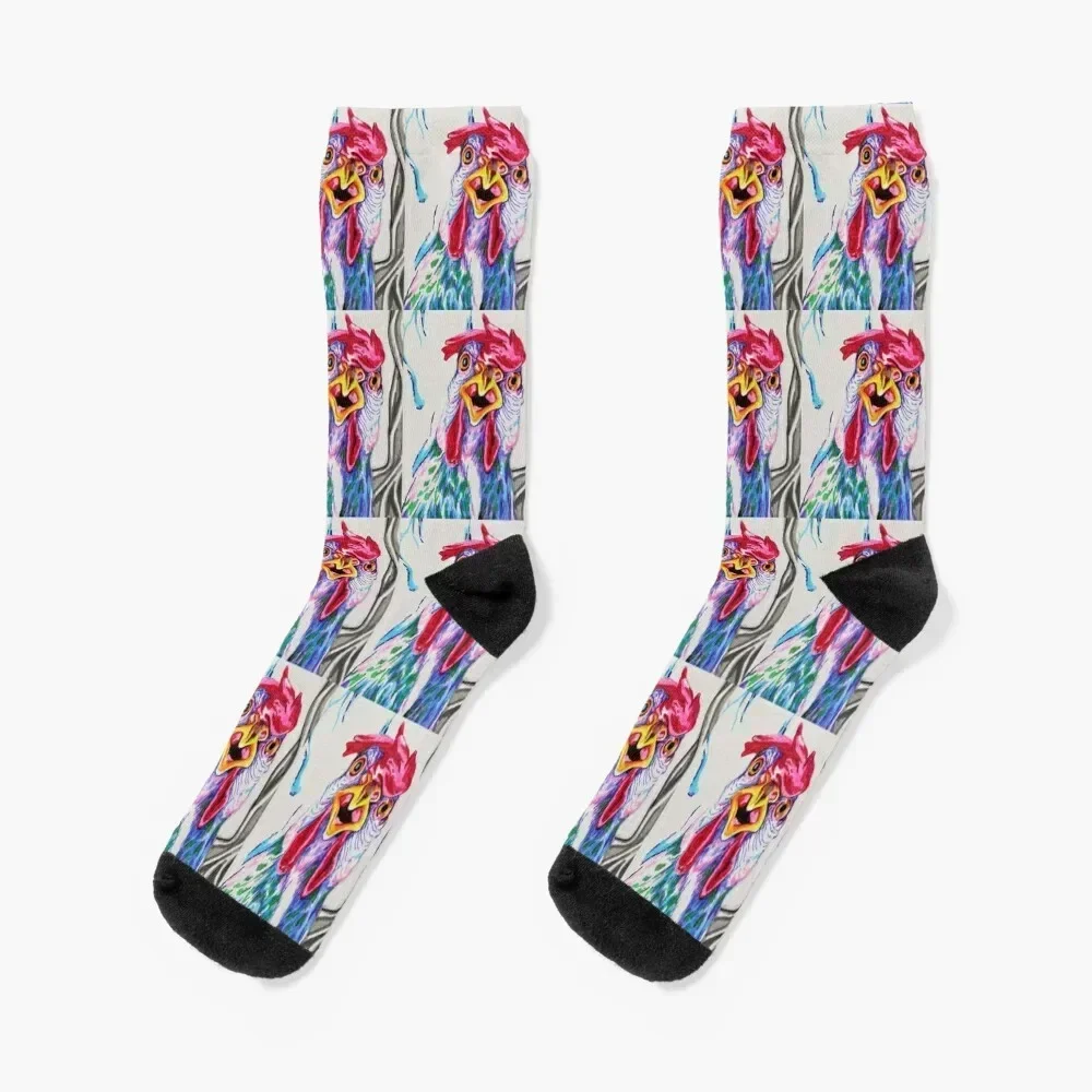 The Eyes of The Chickens Are Watchin Socks ankle anime Running Children's Socks Men Women's