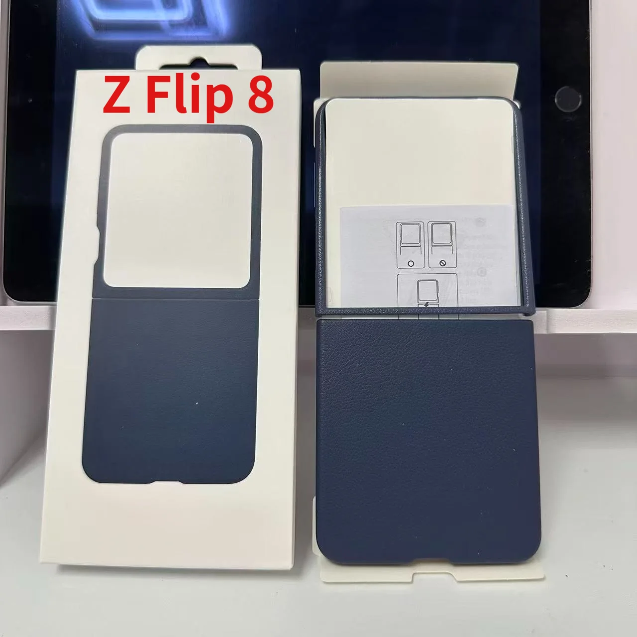 For Samsung Galaxy Z Flip 8 Original Leather Case Ultra-Thin Full Protection Magnetic Mobile Phone Back Cover For Galaxy Z Flip