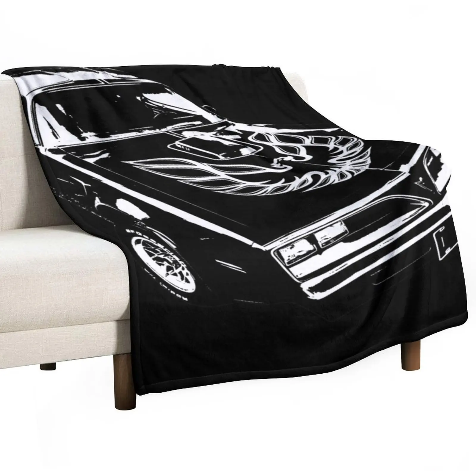 

1978 Trans Am Throw Blanket Tourist Blanket Bed linens Blanket Luxury