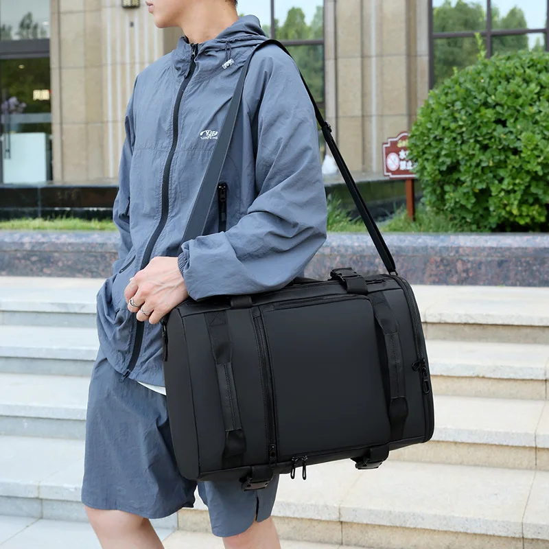 Laptop Backpack Multifunctional Shoulder Crossbody Bag Travel Backpack Business Large Capacity