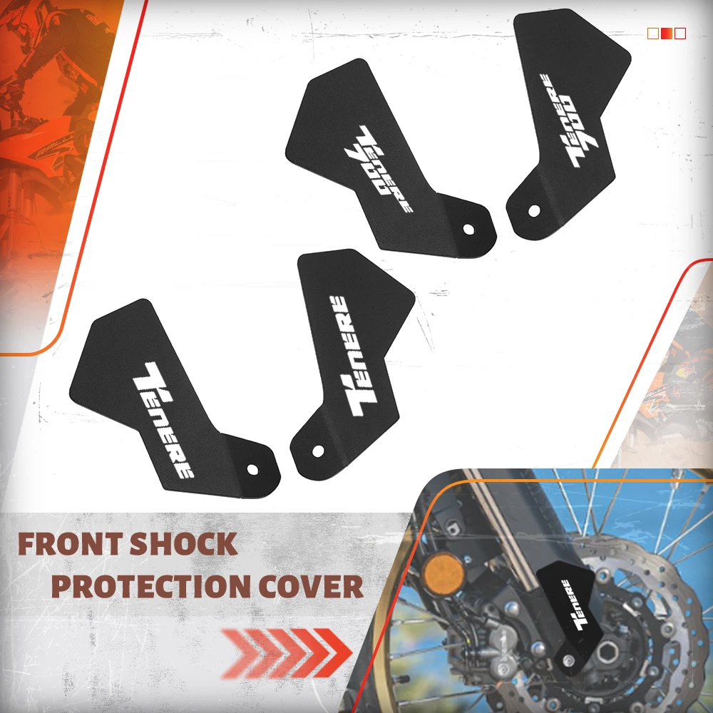 

For Yamaha Tenere 700 T5-5754 Aluminium Motorcycle Accessories Front Fork Shock Absorber Guard Protection Cover Parts 2020-2024