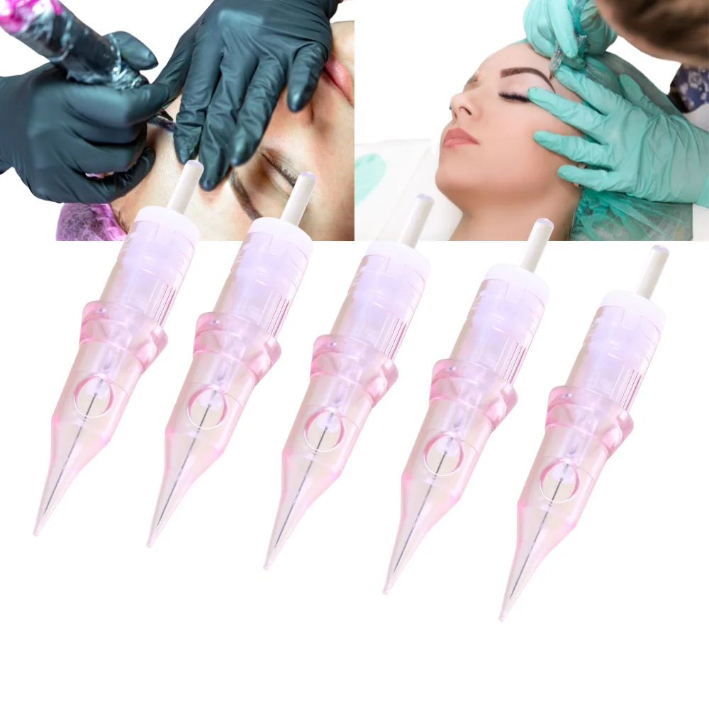 

MONA 50PCS Sterilized Safety Cartridge RL/RS/RM/M1 3RL 7RL 9RL Disposable Tattoo Needles For Tattoo Artists