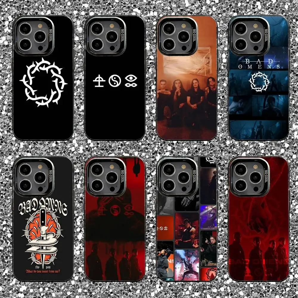 

Rock Bad O-Omens Phone Case For iPhone 16,15,14,13,12,11,Pro,XS,Max,Plus,Mini,SE Black Candy Matte Shockproof Cover