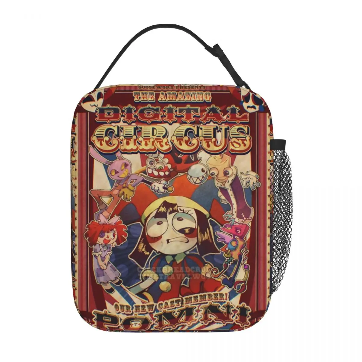 

Lunch Boxes Welcome To The Amazing Digital Circus Merch Pomni Storage Food Box Ins Style Cooler Thermal Bento Box For Picnic