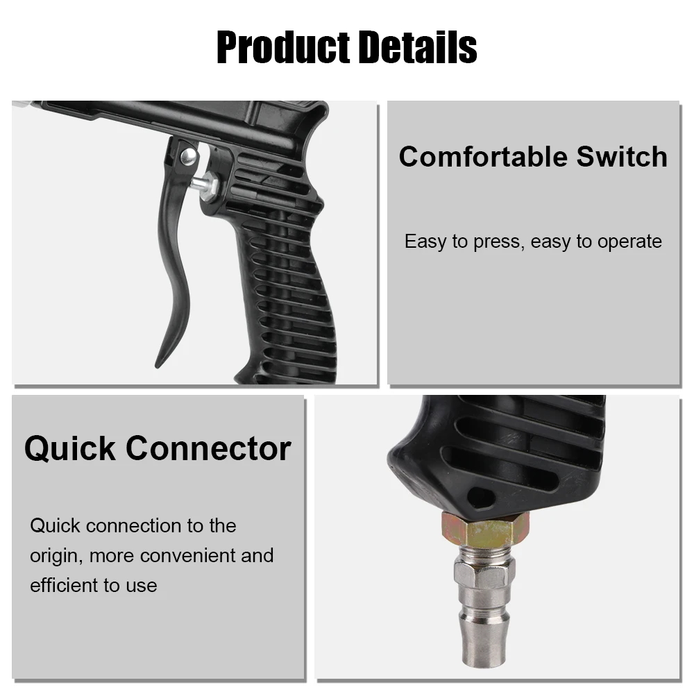 جهاز تفجير الصدأ الجاذبية الرملي G un آلة التفجير الهوائية مجموعة السفع الرملي #3