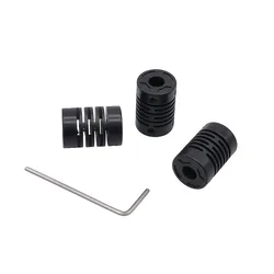 3~4mm Shaft allowable torque 1N.m Plastic glass fiber Shaft Couplings 4mm diameter of aperture Suitable
