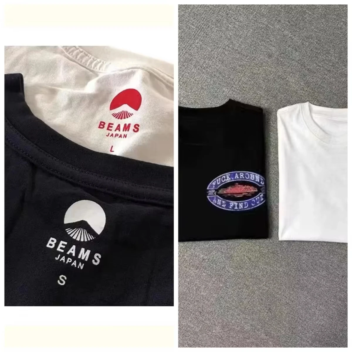 

2025 Summer new Fuji Mountain Printed small Logo Taiwanese and Japanese loose large-sized cotton T-shirts for men and women