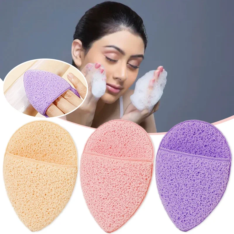 1PC Gesicht Waschen Reinigung Puff Weiche Kosmetische Schwamm Tiefe Gesichts Reinigung Maske Make-Up Entferner Cosmetic Puff Wiederverwendbare Sauber Werkzeug