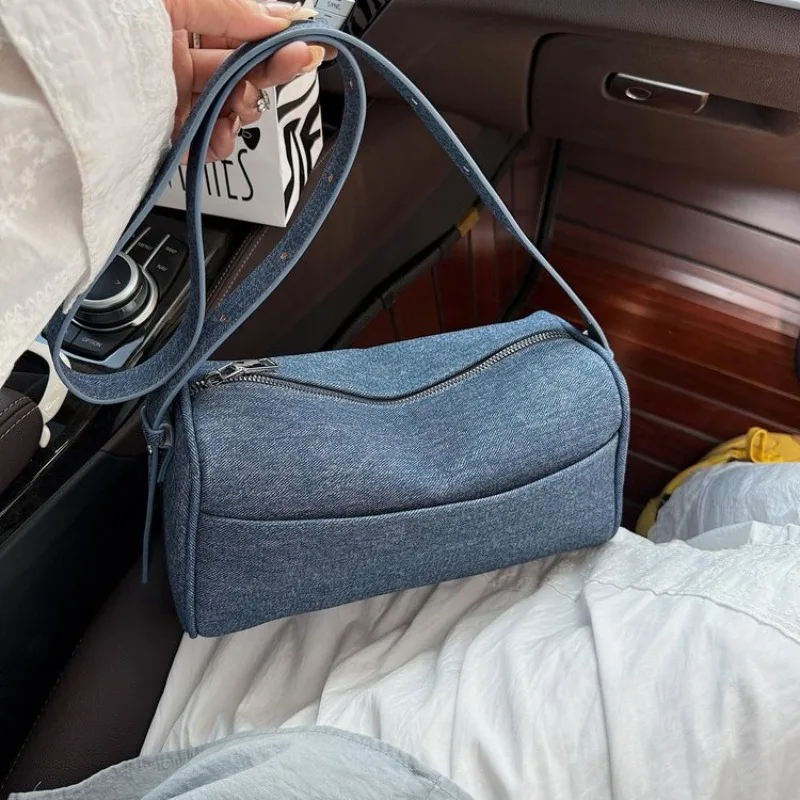 

Кожаная сумка-кроссбоди для женщин, люксовая дизайнерская винтажная сумка большой вместимости, минималистичная, уникального дизайна, сумка для подгузников