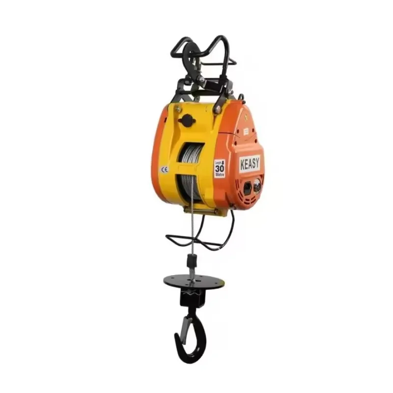 Industrial Electric Hoist 500kg Lifting Capacity Wireless Remote Control Handheld For Factory Warehouse Construction