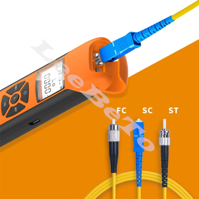 광섬유 전력 계량기 패치 코드 케이블 테스터 도구, FC, ST, SC, 1-30MW 시각적 결함 로케이터,-70 ~ 10dBm, 5-30km