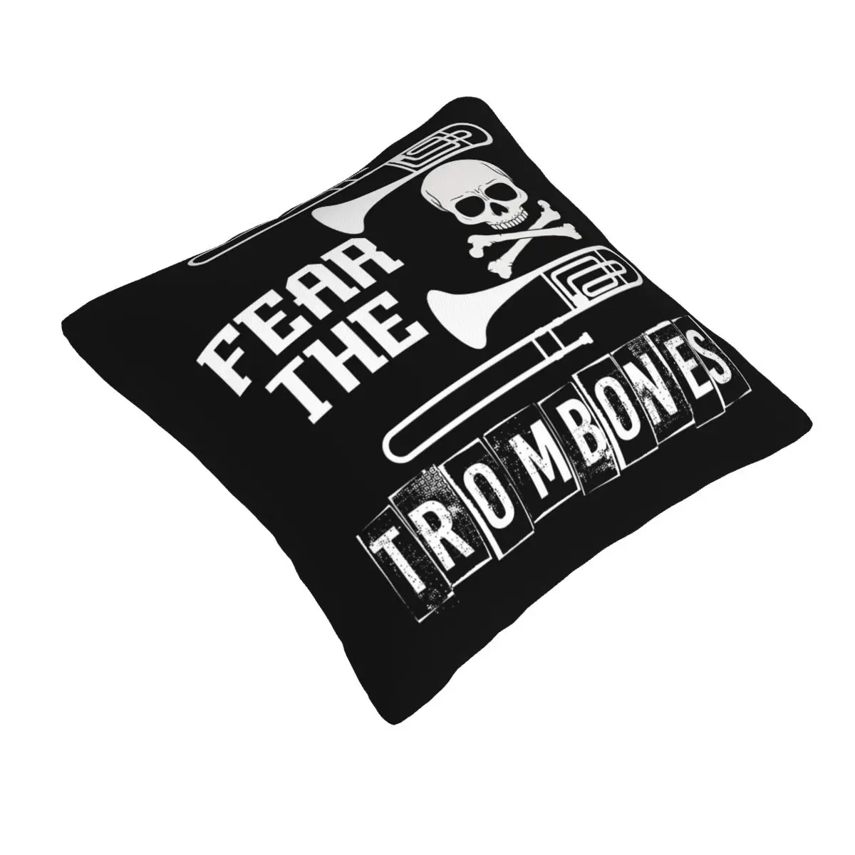 Fear The Trombones Square Pillowcase Pillow Cover Cushion Decor Comfort Throw Pillow for Home Bedroom