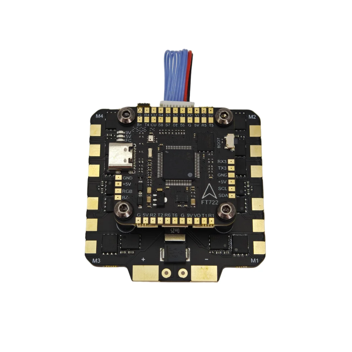 XFlight Hobby F722 플라이트 컨트롤러 스택 BLS 80A 4-in-1 브러시리스 ESC 3-8s 리포 13인치 프리스타일 FPV 레이싱 드론 부품