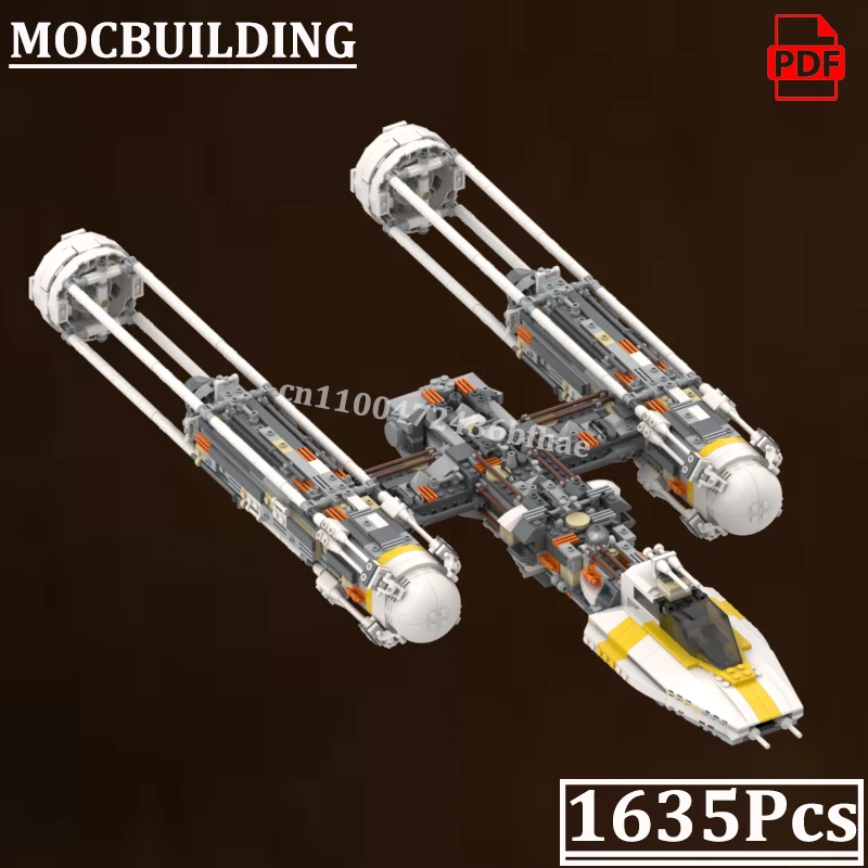 

Spaceship Model with Display Stand Fighter Model MOCBUILDING Creative Space Movie Construction Bricks Toys Gift