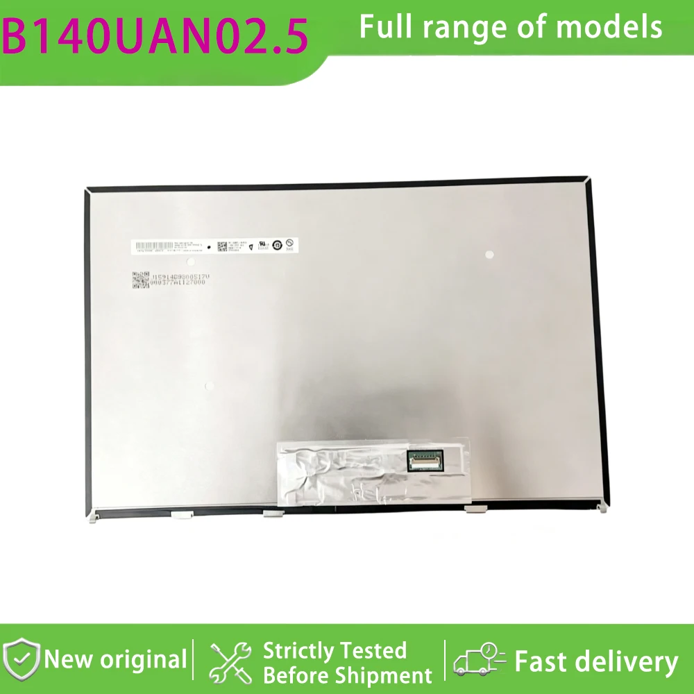 B140UAN02.5 14.0 Inch Wuxga 16 10 Aspect Ratio Ips Grade Lcd Display Panel Matte Non-touch  for Laptop Assembly Replacement