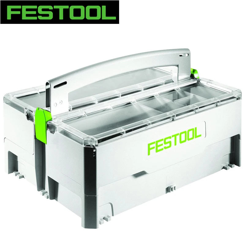 Festool-caixa de Armazenamento para Expansão Escalável Estojo de Contêiner Peças e Acessórios 499901 Sys 396x 296x 167 mm