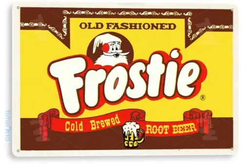 Frostie Root Beer Soda Cola Retro Beverage Sign Decor Tin Sign B354