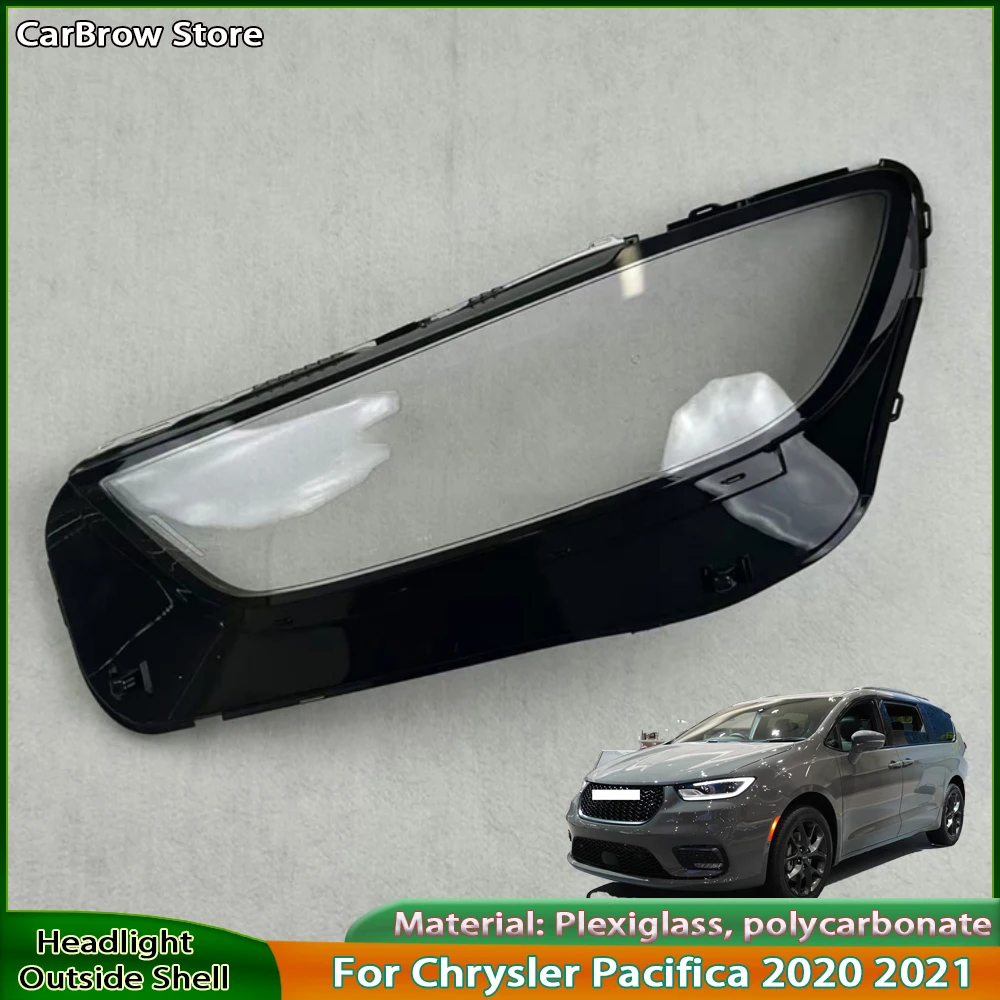 

Headlamp Shell Lens Plexiglass For Chrysler Pacifica 2020 2021 Front Headlight Cover Transparent Shade Lampshade