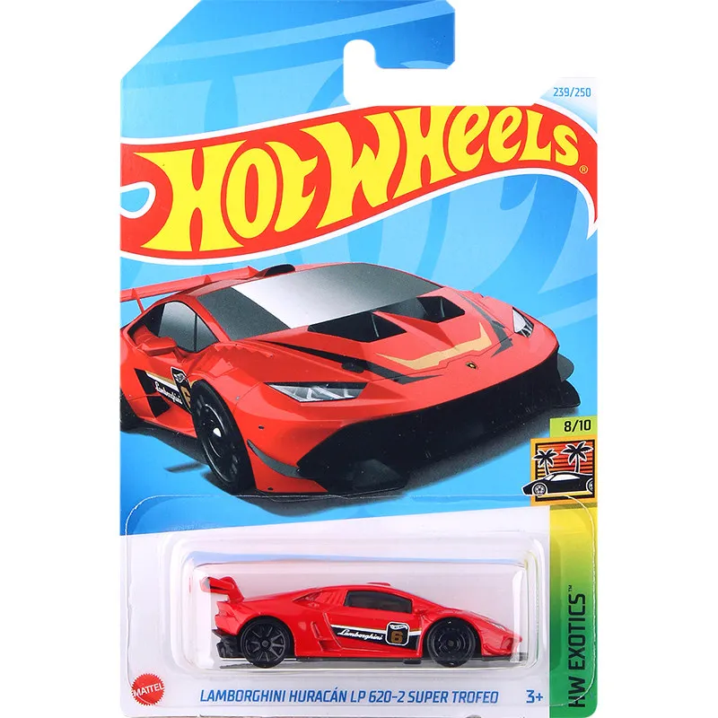 Hot Wheels Toy Car Hotwheels Super Car 24P New Lamborghini Hurricane Simulation Toy Steam C4982 Trolley Toys For Boys