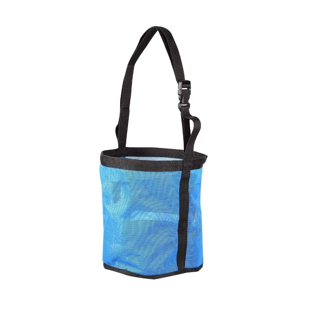 Bolsa de Alimentación para Caballos Resistente a Fugas, Muserola de Malla Ajustable, Bolsa de Alimentación Elástica y Transpirable para Caballos