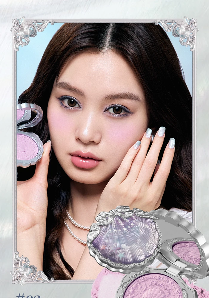 Flower Knows Shell's Collection Blush Matte Cheek Blusher Puder, pigmentiert, natürlich, sehr geschmeidig, Gesichts-Make-up – Detail 28