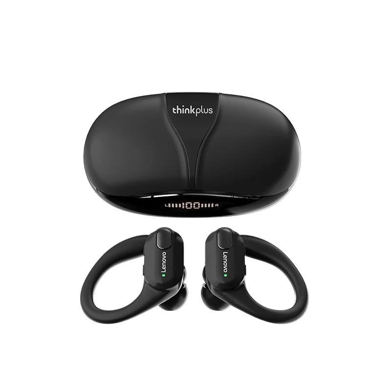 Słuchawki sportowe Lenovo XT80 Hifi Stereo z mikrofonem, bezprzewodowe słuchawki Bluetooth, wyświetlacz LED, wodoodporne słuchawki douszne do jazdy na rowerze na zewnątrz. — zdjęcie produktu 2