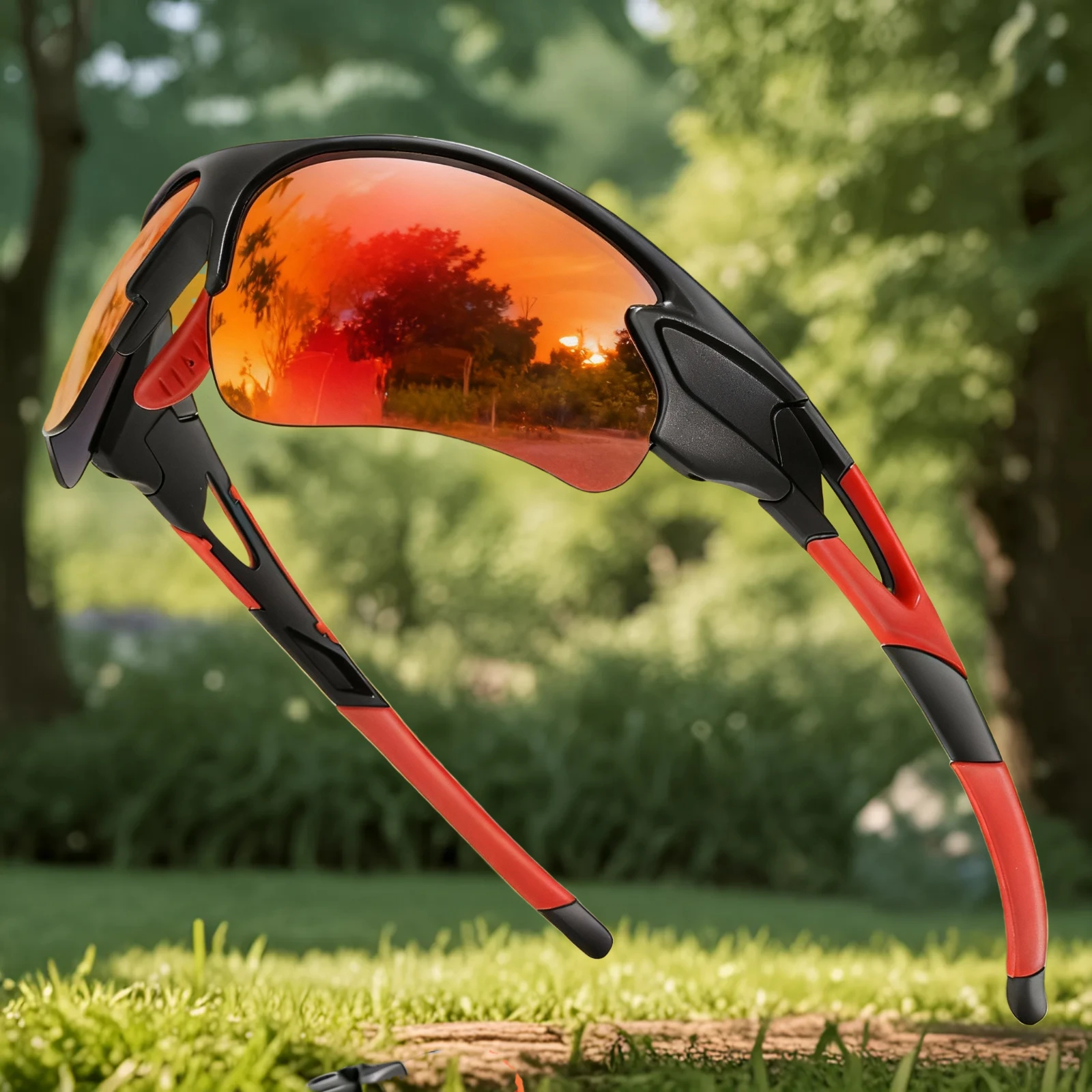 نظارات شمسية عصرية للجنسين للرجال والنساء لممارسة الرياضة في الهواء الطلق وصيد الأسماك وركوب الدراجات والجري والقيادة نظارات أنف مريحة #3