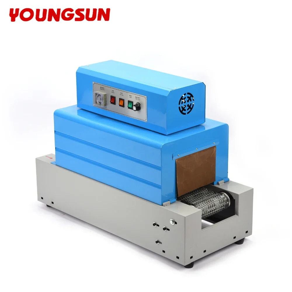 YOUNGSUN BS-2015 Automatic Small PVC /POF film  Heat Tunnel Shrink Packing Sleeve Label Wrapping Machine