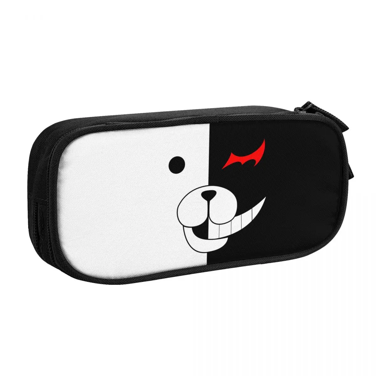 Danganronpa Monokuma Big Capacity Pencil Pen Case Office College School Large Storage Bag Pouch Holder Box Organizer