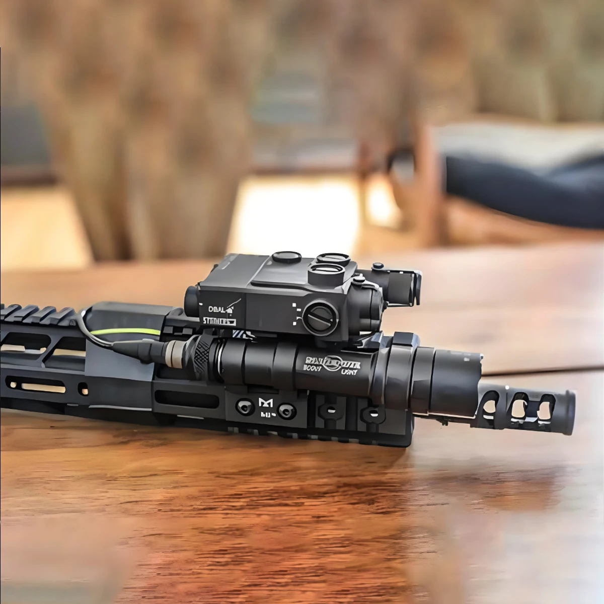 

Tactical Surefire M600 M600U/M600B Airsoft Powerful Flashlight with Mlok Keymod DD Mount Fit 20mm Rifle DBAL-A2 Scout LED Light