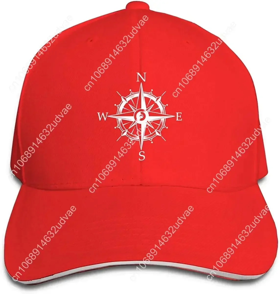 Unisex Nautical Sailing Compass Baseball Cap Adjustable Hat for Men and Women