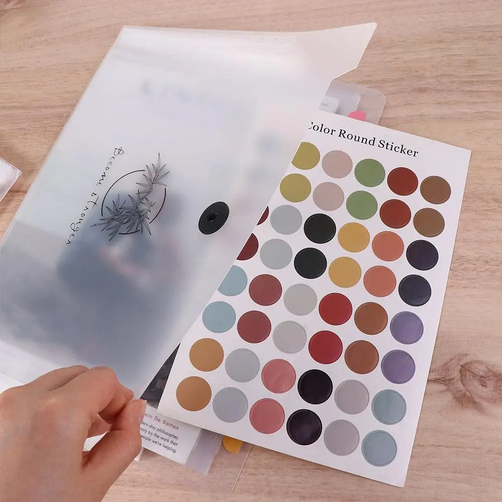 Large-capacity File Storage Bag Card Holder Receipt Holder Test Paper Organ Bag Ticket Holder Document Bag A4 File Folder