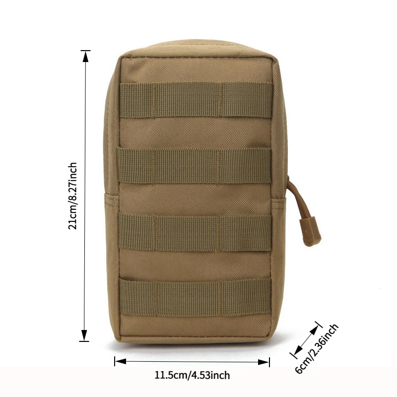 Outdoor Tactical Molle Pouch Waterproof Nylon Multi Purpose Small Tactical Pack Universal Hunting Camping Accessories Bag view 2