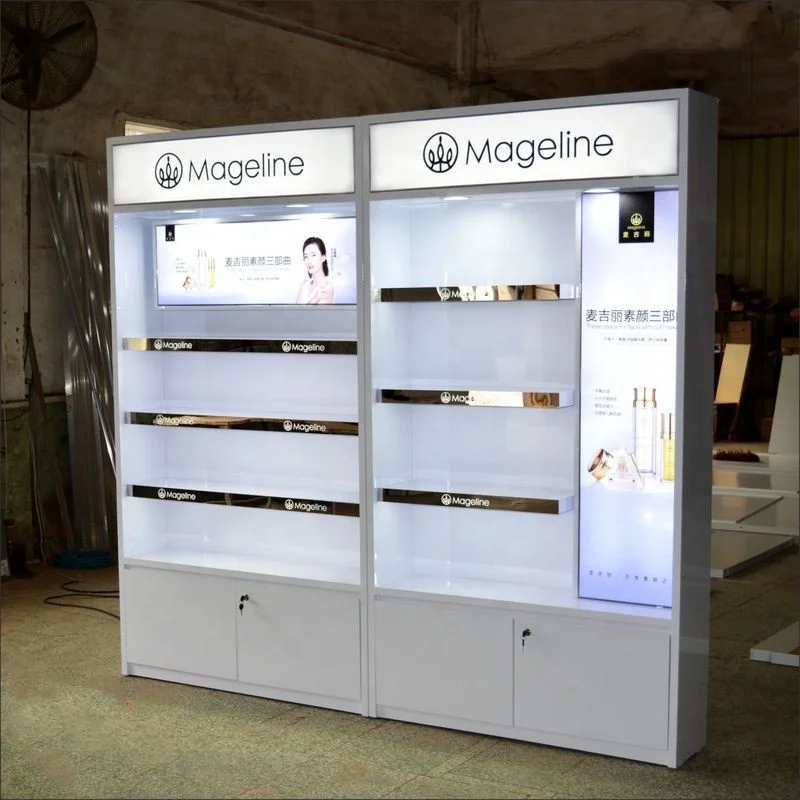 

Custom. High Quality Perfume Display Furniture Cosmetics Display Showcase Fashion Perfume Shop Display Cabinet