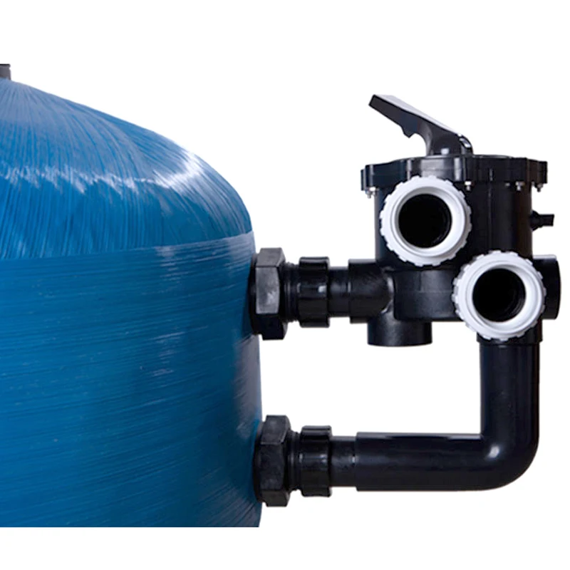 Color Custom Fiberglass Swimming Pool Top Mounted Sand Filter Factory