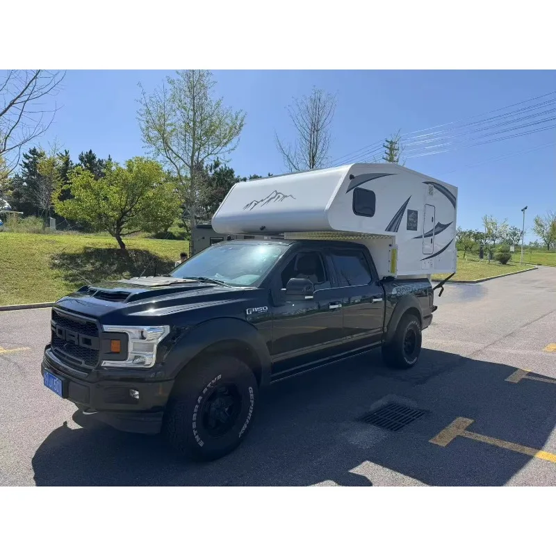 4X4 Off Road Slide In Pickup Camper RV Waterproof Design With LED Lighting System