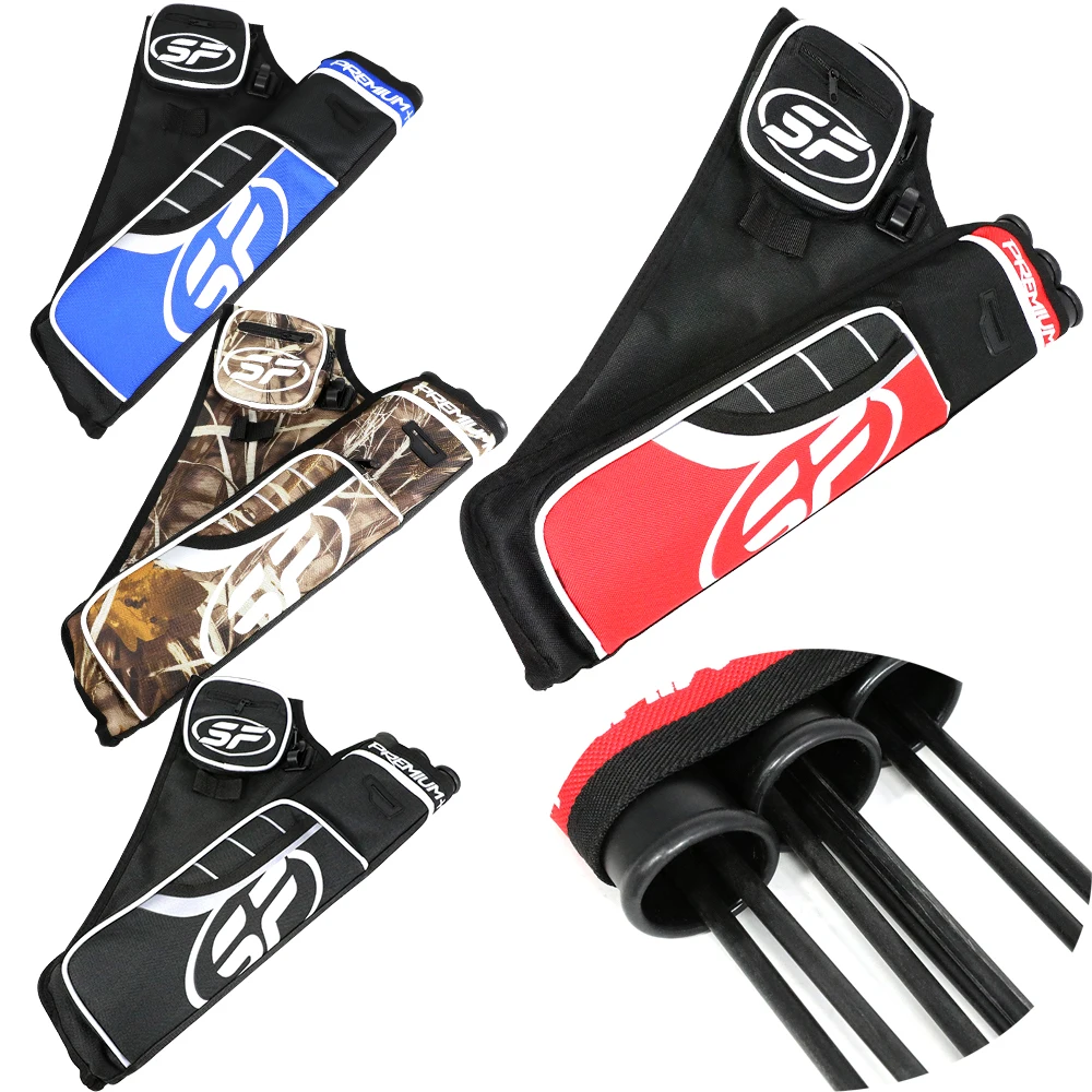 

Multi-Color Three-tube Arrow Quiver Nylon Fiber Arrow Bag Durable Can Hold 20-30 Arrows Hunting Shooting Archery Bow Accessory