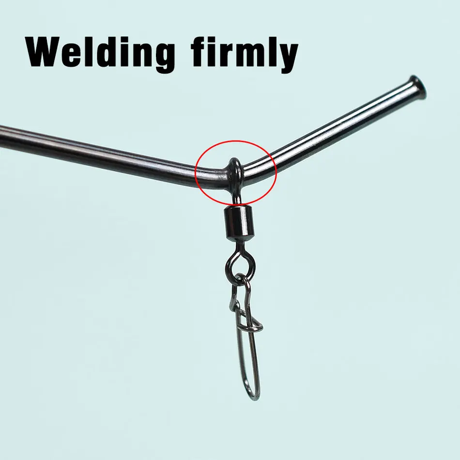 MNFT 6 Stücke 7 cm/9 cm/12 cm Kleines Messingrohr Angeln Balance Stecker Angelgerät Anti Tangle Booms Meeresangeln Zubehör – Detail 7